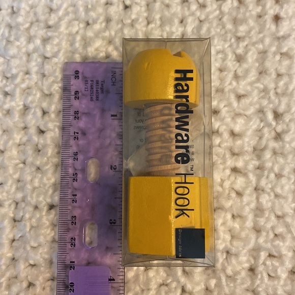 Design Ideas Decorative Hardware Hook Yellow - Picture 2 of 5